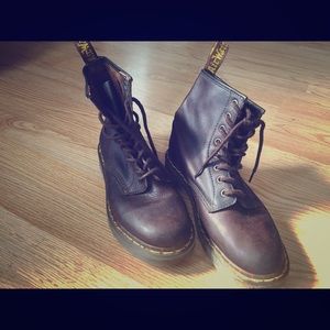 Brown Leather Dr. Martens