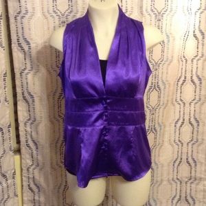 Papaya 100% polyester purple sleeveless tank