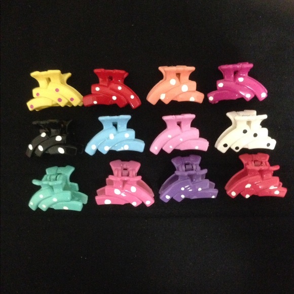 💕Colorful hair clips💕
