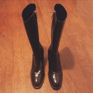 CALVIN KLEIN LEATHER BOOTS