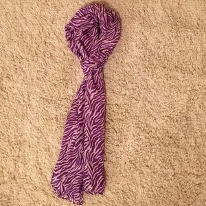 SUPER CUTE ZEBRA PRINT SCARF!!