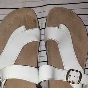 New never used sandals WHite MT