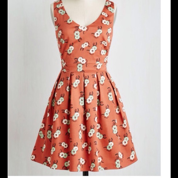 pumpkin orange dress - never worn.