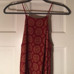 Brandy Melville Red medallion tank