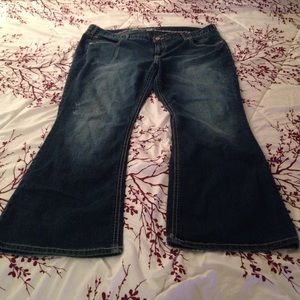 Maurice's Dark Wash Briana Flare Jeans