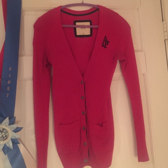 Abercrombie and Fitch pink cardigan woman's medium