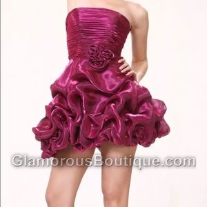 Cinderella Divine Short Orange Prom Dress