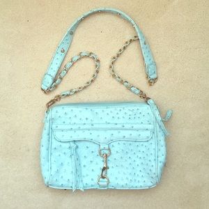 Faux Ostrich Purse