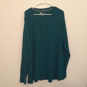 Long Sleeve, Waffle Knit Top