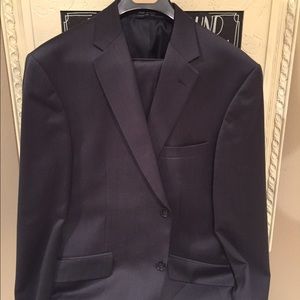 Shinny Navy Suit