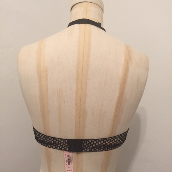 VS High Neck Fishnet Lace Unlined Bra! Bra only - Picture 4 of 4