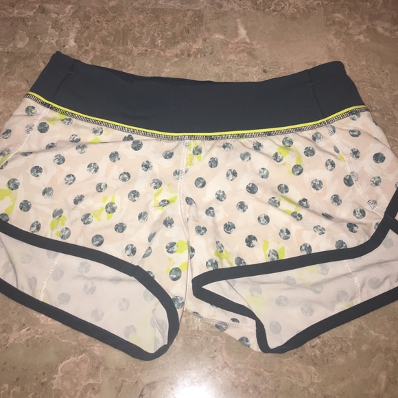 Polka Dot Lululemon Speed Shorts