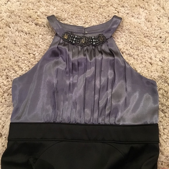 Beaded Knee Length Cocktail Dress