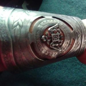 HUGE SILVER Antique 925 4" CUFF Bracelet