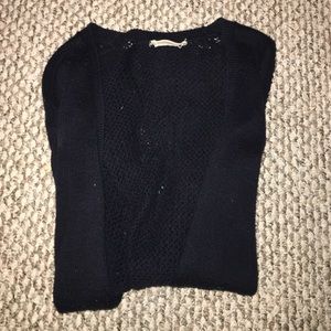 Dark blue long cardigan