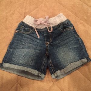 Justice denim shorts