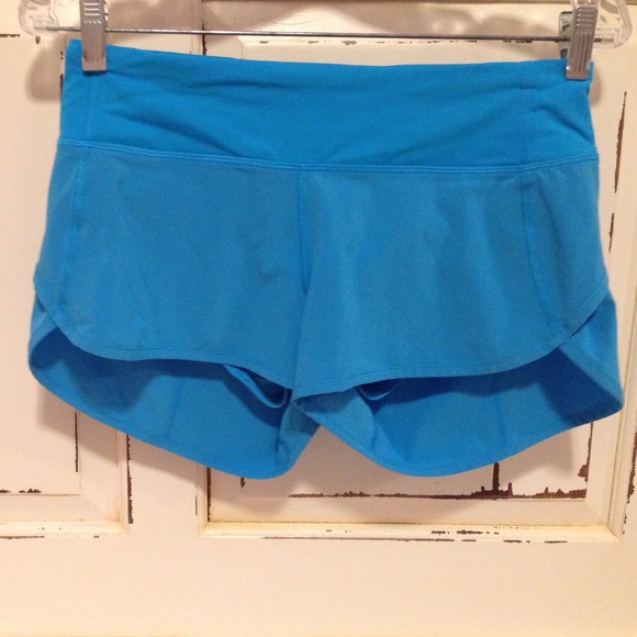 Lululemon blue athletic shorts