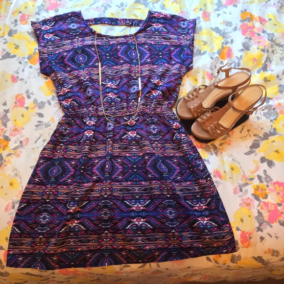 💖 SALE 💖 Tribal Print Sun Dress w/ Pockets