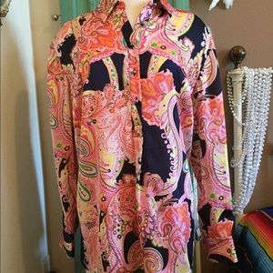 Colorful Paisley Blouse