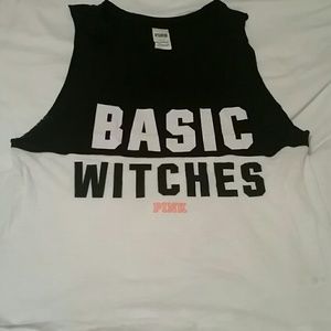 VS pink Basic witches tank NWOT