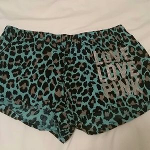 SOLD- VS pink boxer pajama shorts