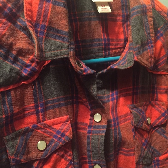 Flannel button down shirt