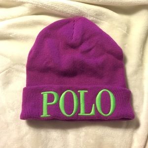 Polo beanie hat