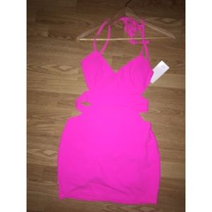 Tobi open back dress