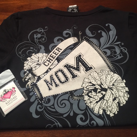 Katydid Cheer Mom Sequence Tee