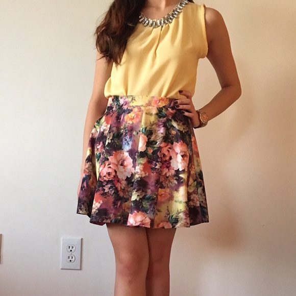 Floral skirt