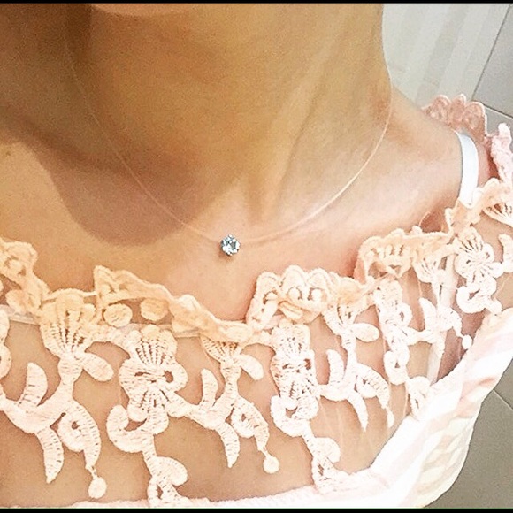 Crystal chokers pink only - Picture 2 of 3