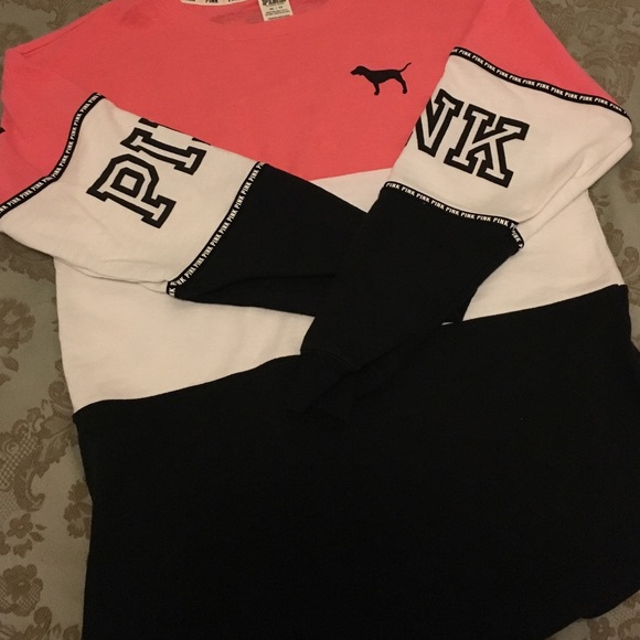 PINK ColorBlock Crew - Picture 2 of 4