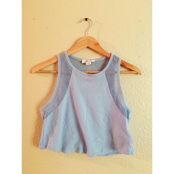 Forever 21 Tops - FLASH SALE 🎀NWOT Light Blue Cropped Top