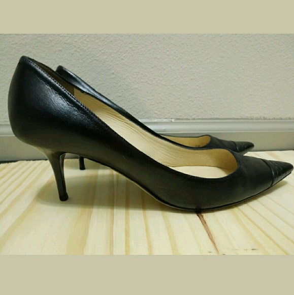 SOLD!Jimmy Choo Pointy Toe Kitten Heel Heels - Picture 1 of 4