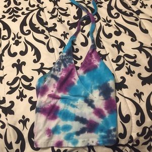 Tie Dye festival halter 💙💜