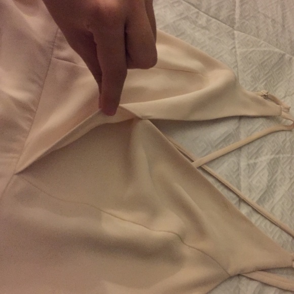 Cream/light light pink dress - Picture 2 of 4