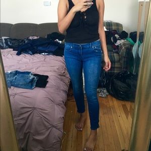 Free people light blue denim jeans
