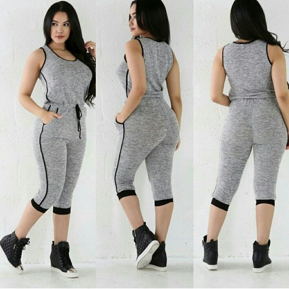 Grey Romper