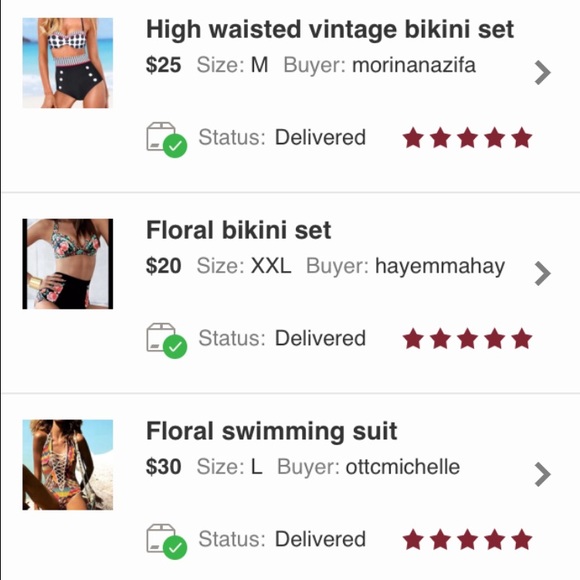 SW 136 Floral swimming suit - Picture 4 of 4