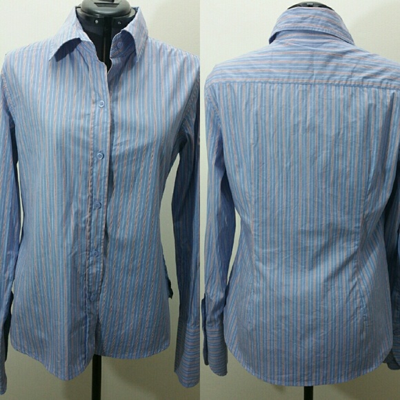 Light blue MODA International button down M
