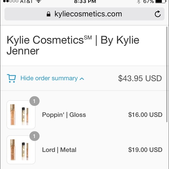 🔸Reduced🔸Kylie Cosmetics Poppin Gloss Sold Out! - Picture 2 of 3