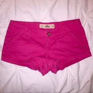 Low Rise Pink Hollister shorts