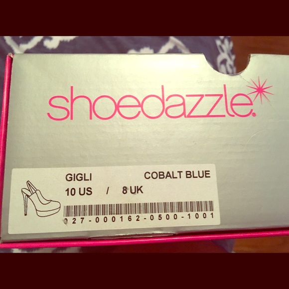 Shoedazzle - Gigli - 10 US /Cobalt Blue Faux Suede