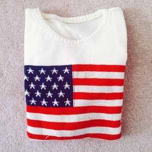 Brandy Melville American Flag sweater