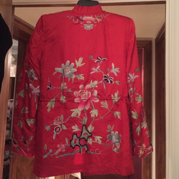 Vintage silk robe - Picture 4 of 4