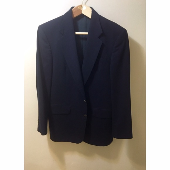 Oscar de la Renta Other - ✨Flash Sale✨ Oscar de la Renta Navy Wool Blazer
