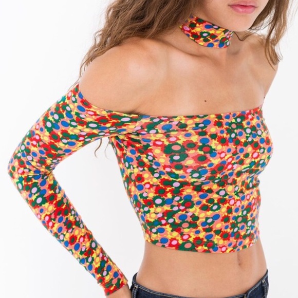 American apparel choker top