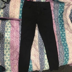 Black American eagle high waist skinny jeans