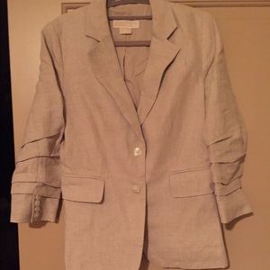 Michael Kors Linen Blazer Size 6