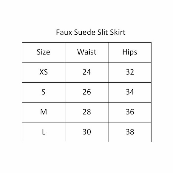 Faux Suede Straight Midi Skirt With Slit, In Black - Picture 3 of 4